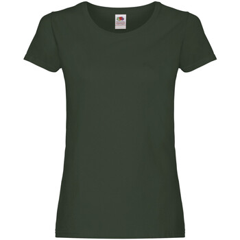 Vêtements Femme Track & Field long sleeves antiviral T-shirt Fruit Of The Loom 61420 Vert