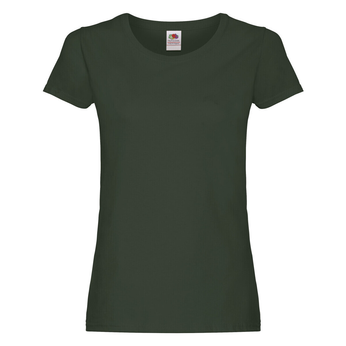 Vêtements Femme T-shirts manches longues Fruit Of The Loom 61420 Vert