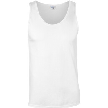 Vêtements Homme Débardeurs / T-shirts Chiffon sans manche Gildan 64200 Blanc