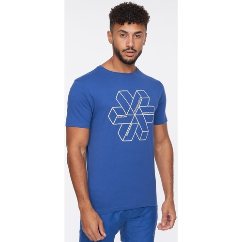 Vêtements Homme T-shirts manches longues Crosshatch Allred Bleu