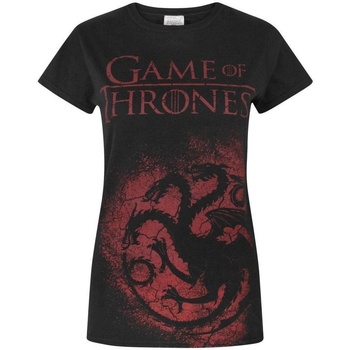 Vêtements Femme T-shirts manches ring-detail Game Of Thrones NS7226 Noir