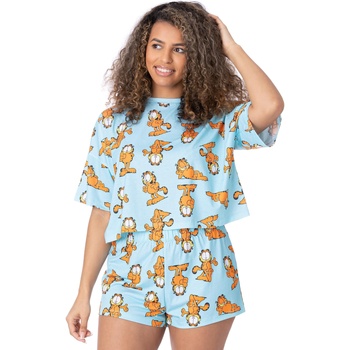 Vêtements Femme Pyjamas / Chemises de nuit Garfield NS7229 Bleu
