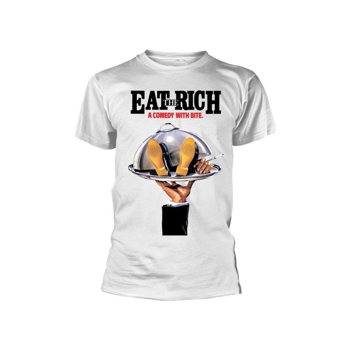 Vêtements T-shirts manches longues The Comic Strip Presents Eat The Rich Blanc