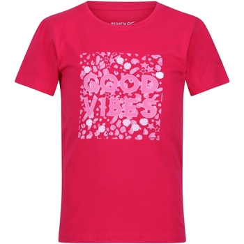 Vêtements Enfant T-shirts manches courtes Regatta Bosley VI Rouge