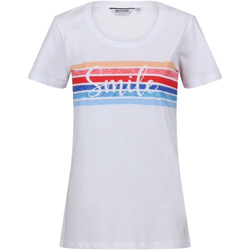 Vêtements Femme T-shirts manches longues Regatta Filandra VII Blanc