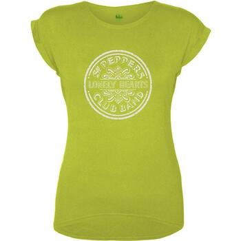 Vêtements Femme T-shirts manches longues The Beatles  Vert