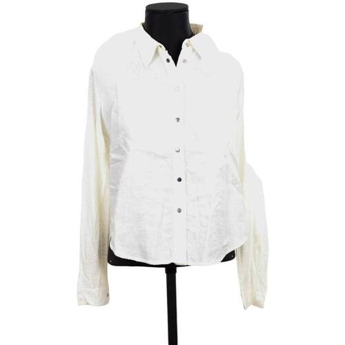 Vêtements Femme Débardeurs / T-shirts sans manche Majestic Filatures Top en lin Blanc