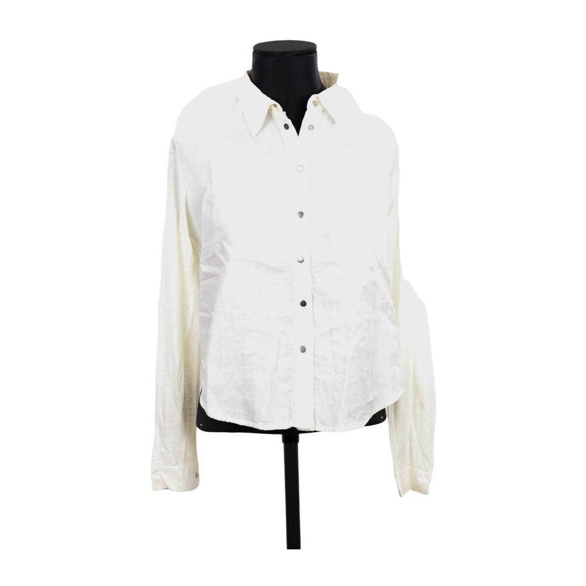 Vêtements Femme Débardeurs / T-shirts sans manche Majestic Filatures Top en lin Blanc