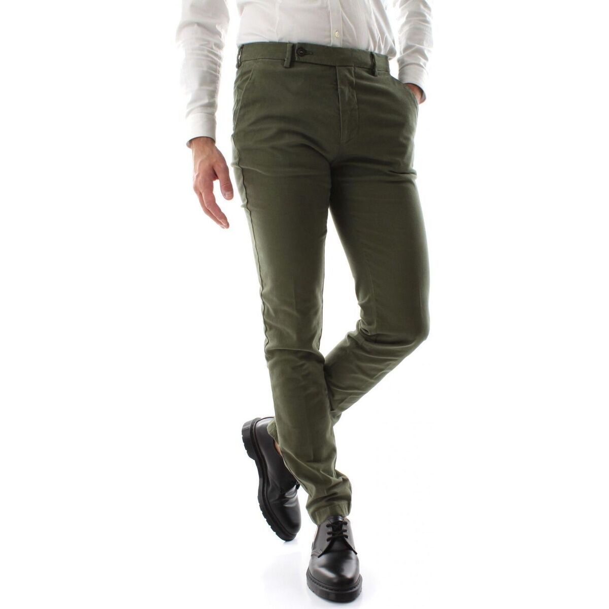 Vêtements Homme Pantalons Berwich MORELLO-GD XGAB-MILITARE5520 Gris