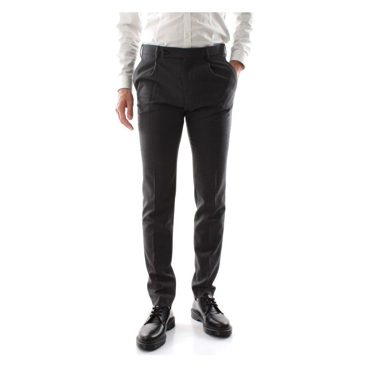 Vêtements Homme Pantalons Berwich MORELLO1P BN6000X-CHARCO Gris