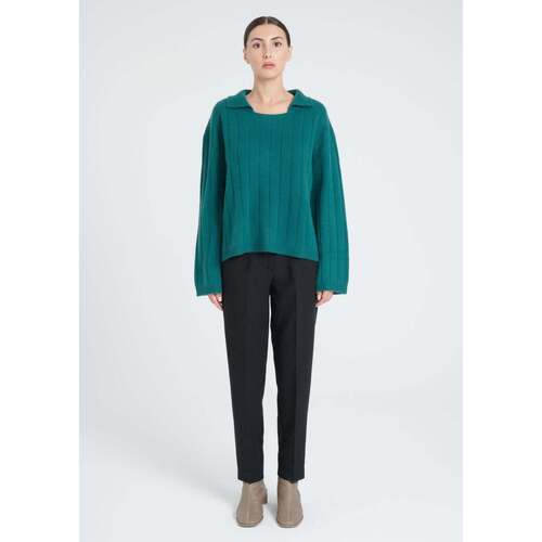 Vêtements Femme Minigonna Organic Sweatshirt con ruches Bianco Studio Cashmere8 ZAYA 17 Vert