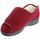 Chaussures Femme Chaussons Fargeot Charentaises GRANIT Rouge