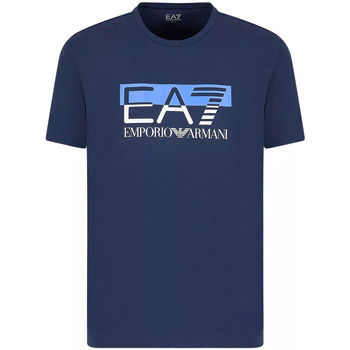 Vêtements Homme T-shirts & Polos Emporio Armani Falabella Baseball Capni T-shirt pour homme EA7 6RPT62 P bleu foncé Bleu