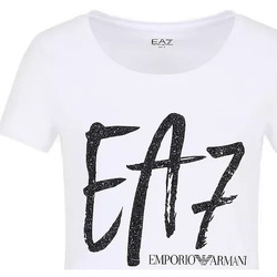 Vêtements Femme T-shirts & Polos Ea7 Emporio button-up ARMANI T-shirt à manches courtes EA7 6RTT36 TF Blanc
