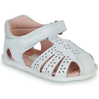 Chaussures Fille Ballerines / Babies Pablosky  Blanc