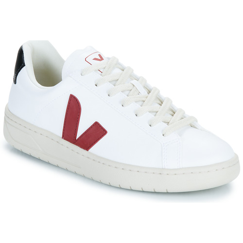 Chaussures Baskets basses Veja V-Knit URCA Blanc / Rouge