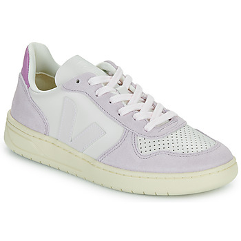 Chaussures Femme Baskets basses high-top Veja V-10 Blanc / Violet
