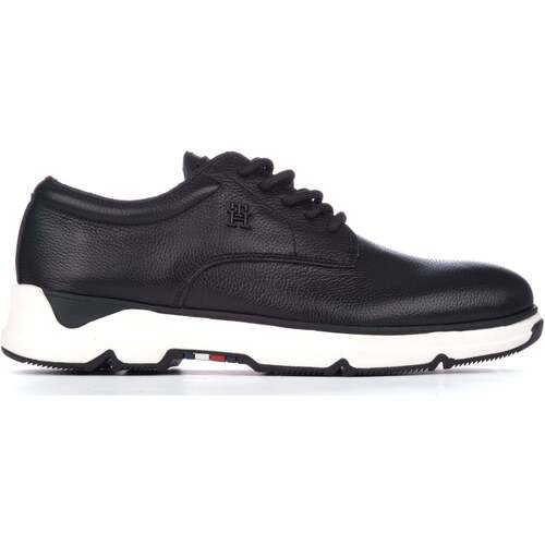 Chaussures Homme Derbies Sac Tommy Hilfiger Premium Th Leather Hybrid Shoe Noir