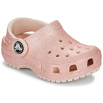 Chaussures Fille Sabots boot Crocs Classic Glitter Clog T Rose / Glitter