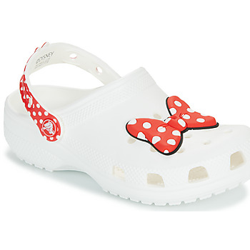 Chaussures Fille Sabots Crocs flip Disney Minnie Mouse Cls Clg K Blanc / Rouge