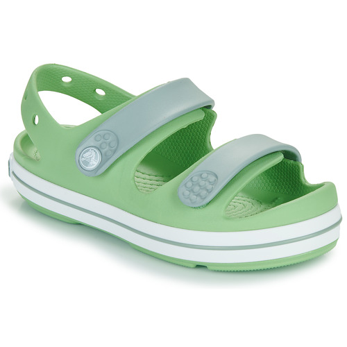 Chaussures Enfant Sandales et Nu-pieds Crocs Wedge Crocband Cruiser Sandal K Vert