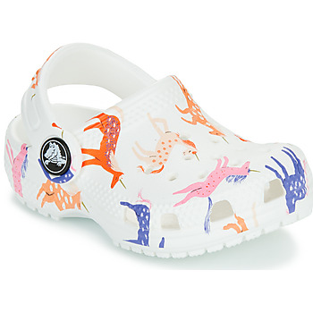 Chaussures Fille Sabots Slides Crocs Sandals Slides CROCS Tulum Open Flat W 206109 Mushroom Stucco Multicolore