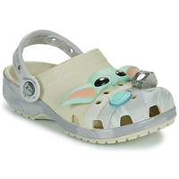 Chaussures Enfant Sabots Glitter Crocs Grogu Classic Clog K Gris / Beige