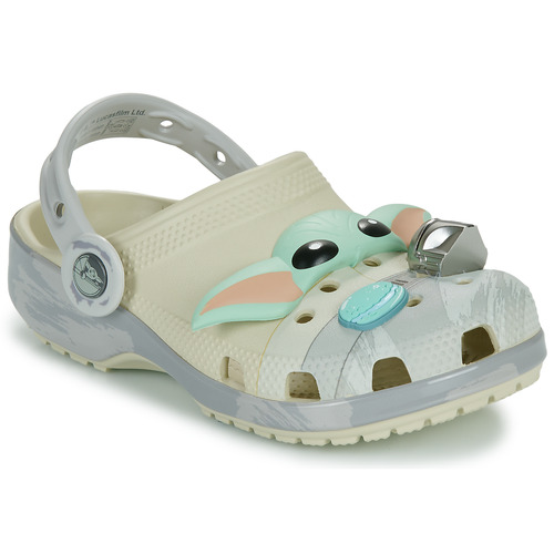 Chaussures Enfant Sabots Crocs Grogu Wellingtons CROCS Handle It Rain Boot Kids 12803 Cerulean Blue Gris / Beige