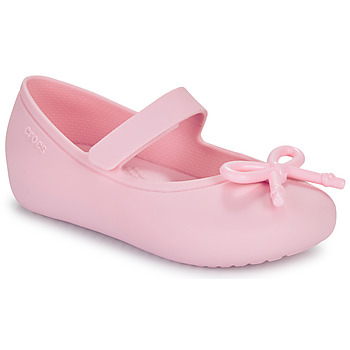 Chaussures Fille Ballerines / babies Crocs Brooklyn Bow Mary Jane Flat T Rose