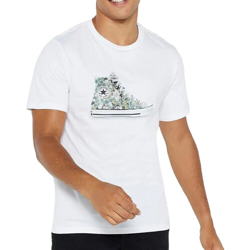Vêtements Homme T-shirts manches courtes Converse 10023790-A01 Blanc