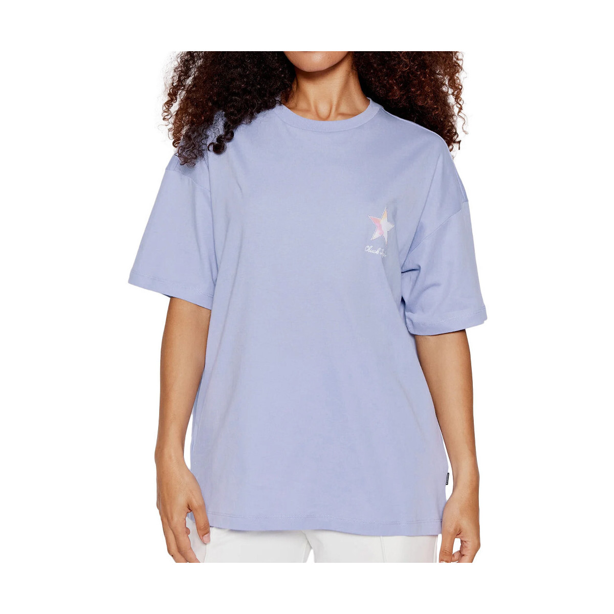 Vêtements Femme T-shirts & Polos Converse 10023207-A02 Violet