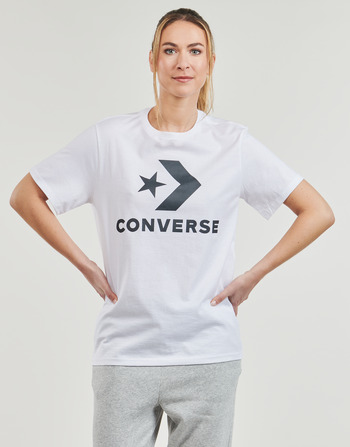 Converse STAR CHEVRON TEE WHITE Blanc