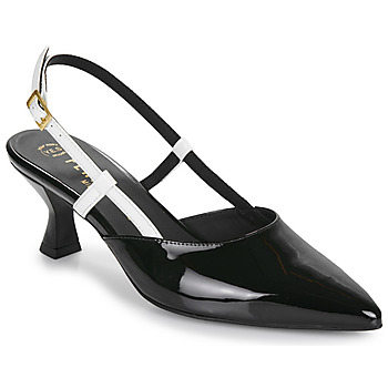 Chaussures Femme Escarpins Fericelli MARTY Noir et blanc vernis