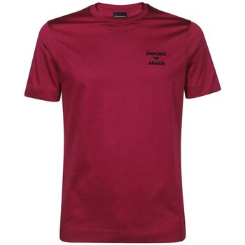 Vêtements Homme T-shirts manches courtes Emporio Armani  Rouge