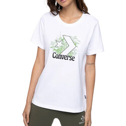 Vêtements Femme T-shirts & Polos Converse 10023219-A02 Blanc