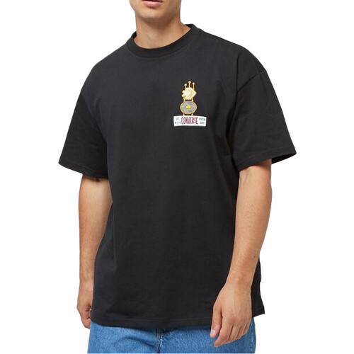 Vêtements Homme T-shirts manches courtes Converse 10023258-A02 Noir