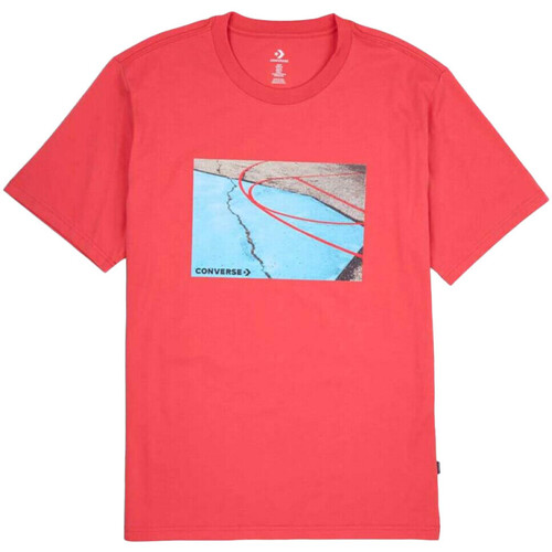 Vêtements Homme T-shirts manches courtes Converse 10022940-A03 Rouge