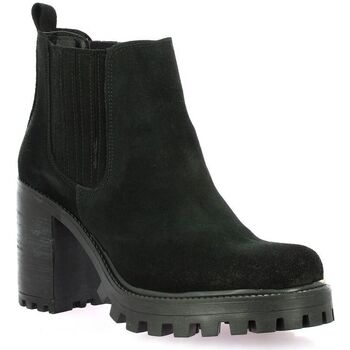 Chaussures Femme Boots aj6302100 Pao Boots aj6302100 cuir velours Noir
