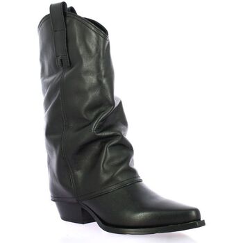 Chaussures Femme Boots Metisse Boots cuir Noir