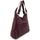 Sacs Femme Sacs porté épaule Billionaire logo plaque leather messenger bag CAMELIA Bordeaux