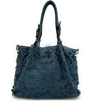 Sacs Femme Goldbergh Velia logo-patch quilted belt bag Oh My Bag MISS FLORA Bleu