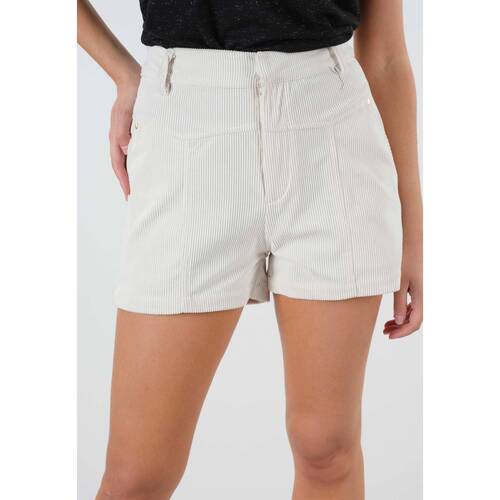 Vêtements Femme Shorts / Bermudas Deeluxe Short NENUFA Blanc