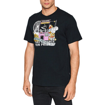 Vêtements Homme T-shirts manches courtes Converse 10023457-A01 Noir