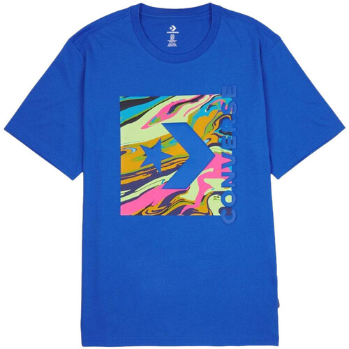 Vêtements Homme T-shirts manches courtes Converse 10023262-A03 Bleu