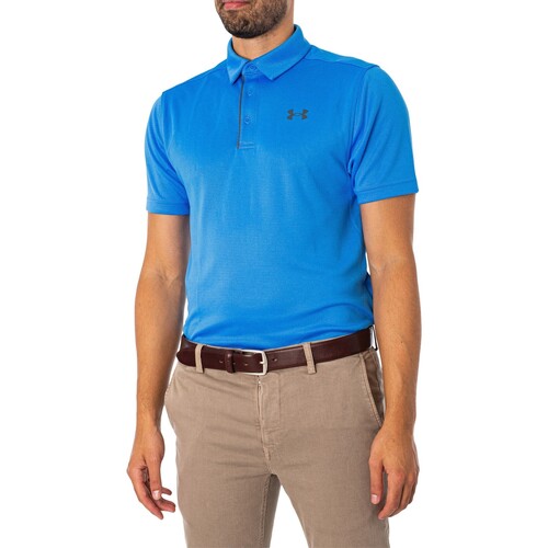 Vêtements Homme Polos manches courtes Under Armour love Polo Golf Tech Bleu