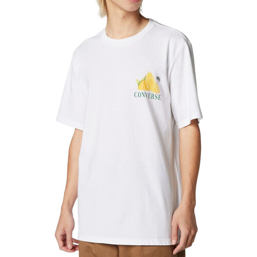 Vêtements Homme T-shirts manches courtes Converse 10023993-A03 Blanc