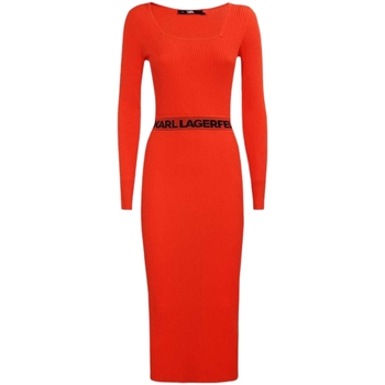 Vêtements Femme Robes courtes Karl Lagerfeld  Orange