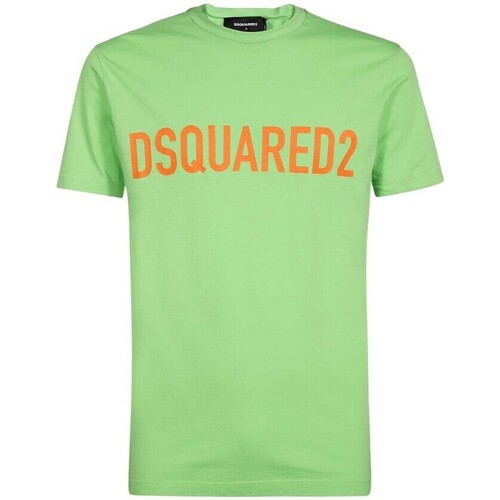 Vêtements Homme T-shirts New manches courtes Dsquared  Vert