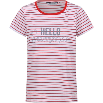 Vêtements Femme T-shirts manches longues Regatta Odalis II Hello Summer Rouge