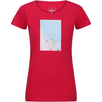 Vêtements Femme T-shirts manches longues Regatta Breezed III Rouge
